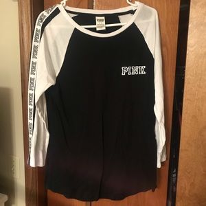 PINK baseball style shirt